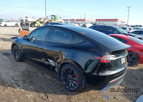 2021 Tesla Model Y Performance Dual Motor All-Wheel Drive from USA, damaged, VIN 5YJYGDEF2MF201974
